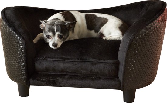 ENCHANTED PET | Enchanted Hondenmand Sofa Ultra Pluche Snuggle Wicker Bruin