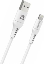 XtremeMac FlexiCable Lightning naar USB-A Kabel - 2,5 Meter - Wit