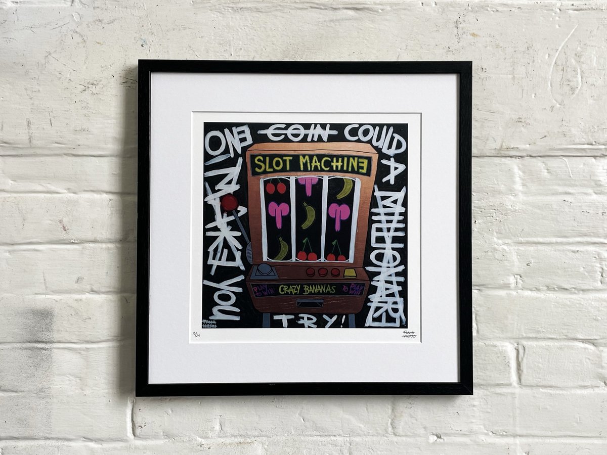 CRAZY BANANAS - Limited Edt. Art Print - Frank Willems
