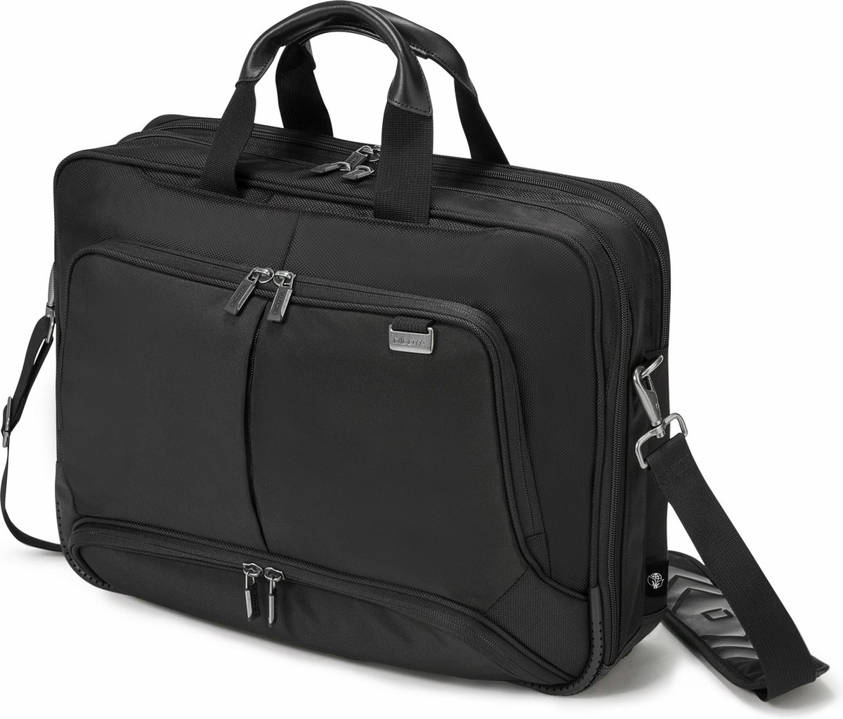 DICOTA Eco Top Traveller PRO - Laptoptas - Aktetas - 14 tot 15,6 inch - Zwart