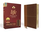 NIV Life Application Study Bible, Third Edition- NIV, Life Application Study Bible, Third Edition, Personal Size, Leathersoft, Brown, Red Letter