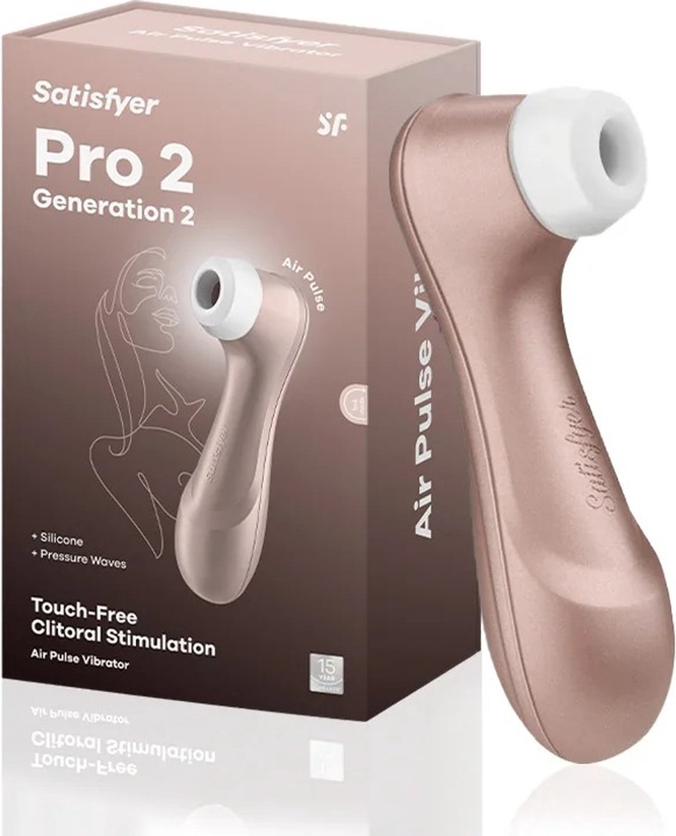 Smart-Shop® Satisfyer Pro 2 - Clitoris Zuigen Vibrator Vrouwelijke Volwassen Speelgoed Clitoris Stimulator Sucker Vibrator USB - Roze