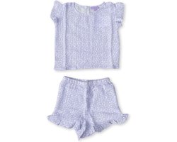 Swim essentials Strand kleding Set Meisjes Lila Panterprint - Muslin 86/92