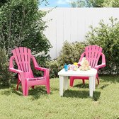 Gratyfied - Chaise de jardin enfant - 37 x 34 x 44 cm - Rose - 2 Pièces