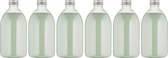 Scrubzout Dennen - 650 gram - Fles met aluminium dop - set van 6 stuks - Hydraterende Lichaamsscrub