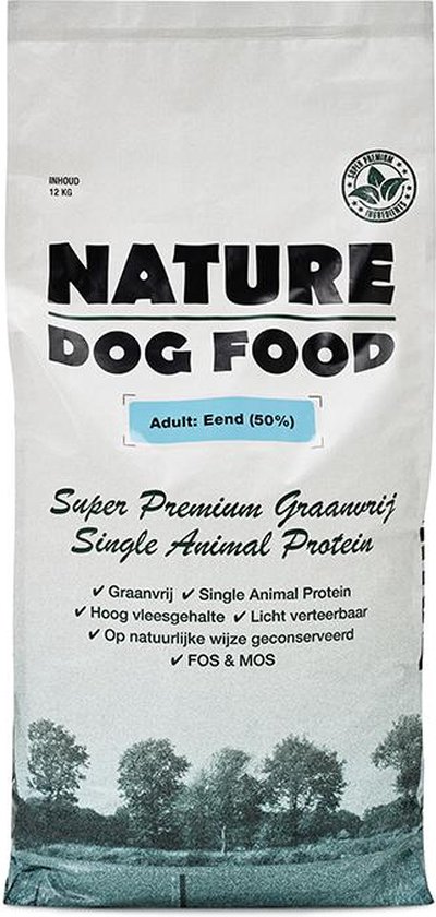 Nature Dog Food Eend 12 kg.