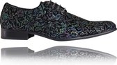 Black Fusion - Maat 43 - Lureaux - Kleurrijke Schoenen Voor Heren - Veterschoenen Met Print