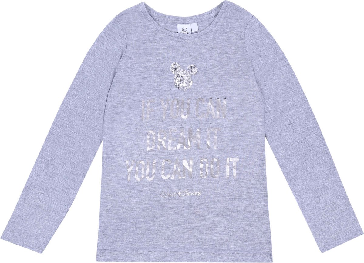 Grijze Mickey Mouse blouse DISNEY