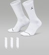 Nike Jordan Everyday Crew Socks White - 3-Pack - Wit - 46-50