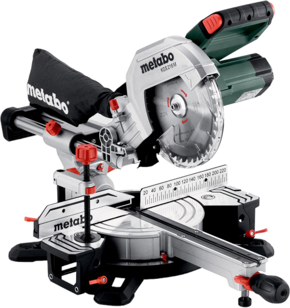 Metabo KGS 216 M Afkortzaag (trekfunctie)