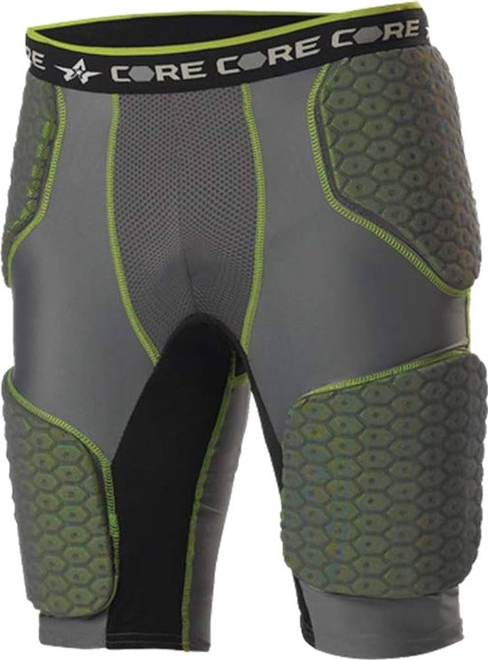 Alleson Athletic - American Football Pants - 5 padded Integrated Girdle - American Football - Heren - NFL - Groen - XL