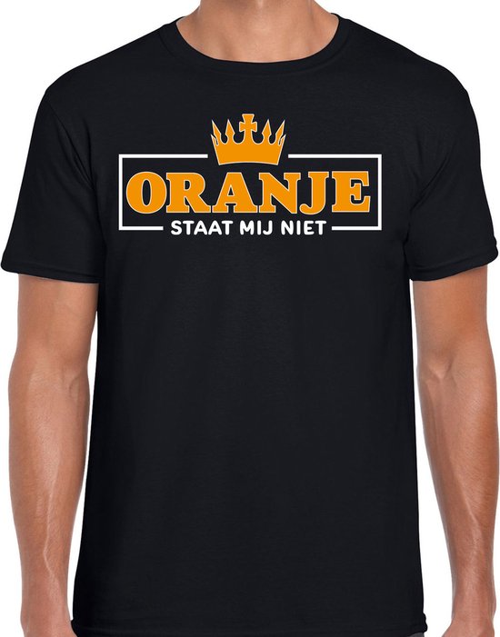 “Oranje staat mij niet” – T-shirt
