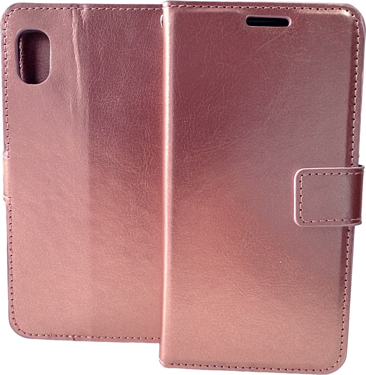 Bookcase Geschikt voor: Samsung Galaxy A10 - Bookcase Rose Goud - portemonnee hoesje