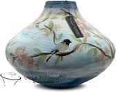 Vaas - Villa Pottery - Keramiek - Voorjaar - Decoratie - Voorjaarsdecoratie - Blossom 10 Blue