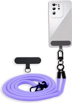 Chaîne de téléphone portable Cadorabo adaptée au LG STYLUS 2 en VIOLET avec cordon de sangle réglable à accrocher autour du cou