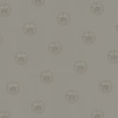 Exclusief luxe behang Profhome 348623-GU vliesbehang licht gestructureerd design glanzend grijs 7,035 m2