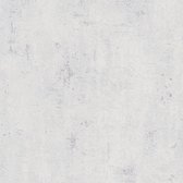 Papier peint aspect crépi Profhome 379031-GU papier peint intissé légèrement texturé aspect pierre gris blanc mat 5,33 m2