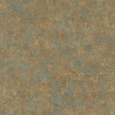Papier peint ton sur ton Profhome 376559-GU papier peint intissé légèrement texturé tun sur ton bronze mat brun pétrole 5,33 m2