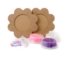 Bloemen Fotolijst Foam Clay® Knutselpakket - Persoonlijk Cadeau | vakantie knutselen