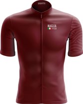 Rosso Spagnolo wielershirt - MagliaFICO- Maat XS