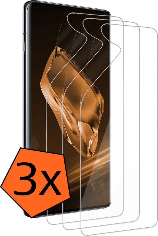 Film de protection d'écran adapté au protecteur d'écran OnePlus 12R, feuille de protection d'écran pour téléphone - 3 paquets