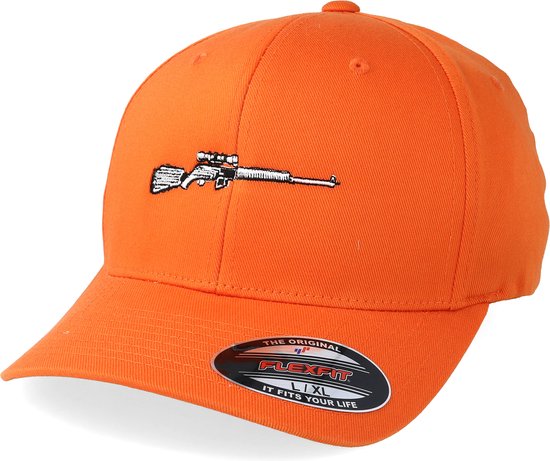 Hatstore- The Rifle Orange Flexfit - Hunter Cap
