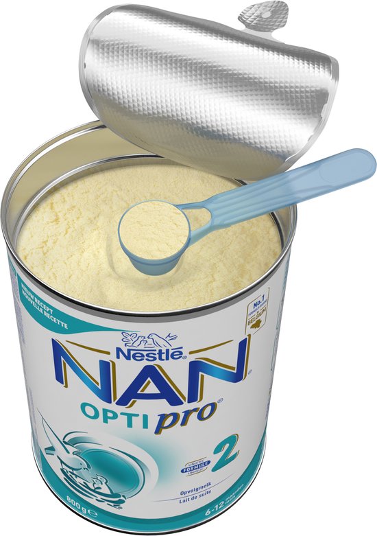 Nestlé NAN OptiPro 2 Babyvoeding - Melkpoeder 2 x 800g - Groeimelk Vanaf 6 Maanden — afbeelding 2