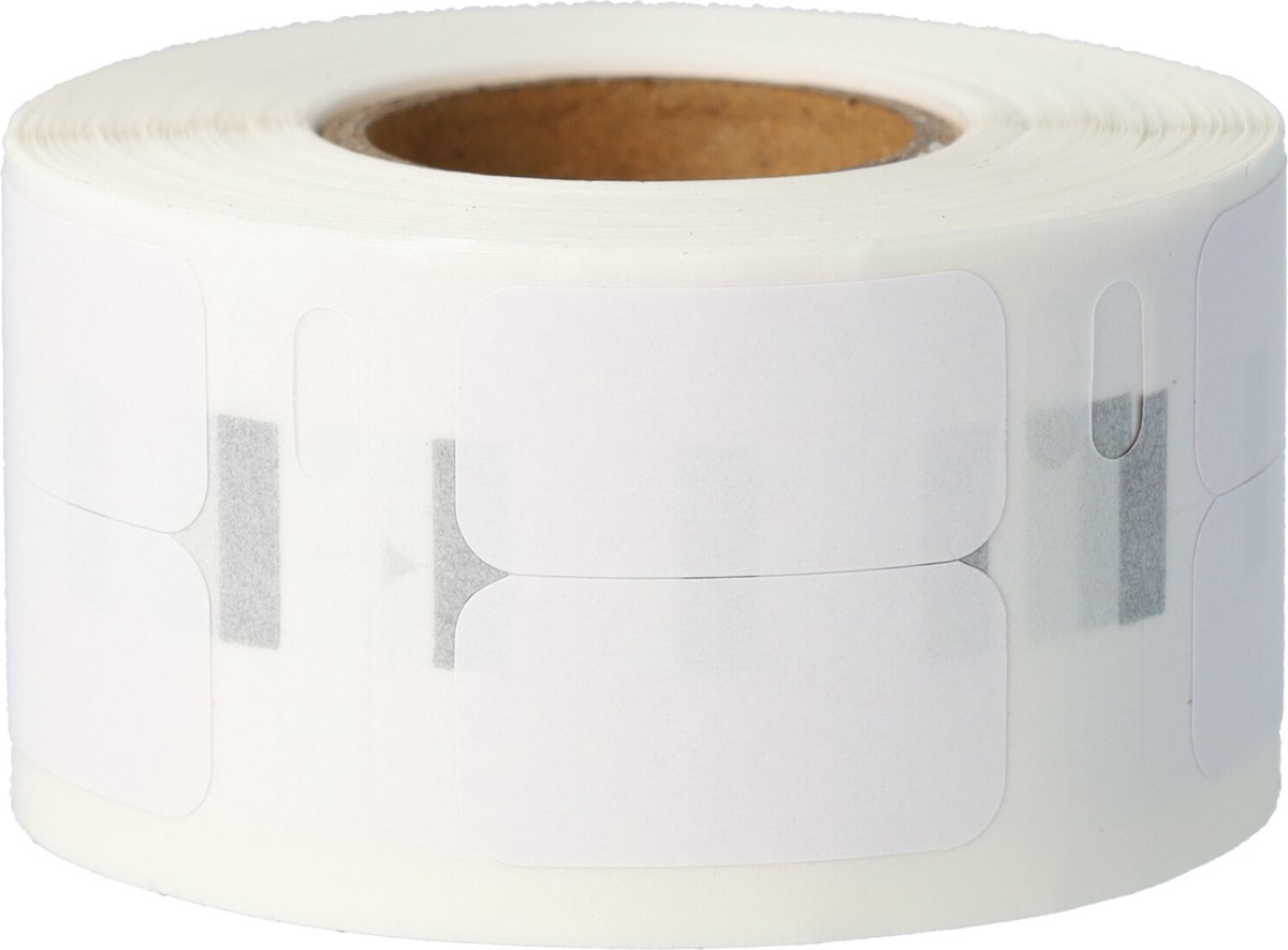 Dappaz - 5 stuks Dymo Labels Wit 11353 Compatible - 25 x 13 mm - 1000 labels per Rol - S0722530 Geschikt voor Dymo Labelwriter - Kleine multifunctionele etiketten - Adresetiketten