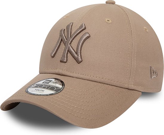 New Era - Kinderpet 4 tot 6 Jaar - New York Yankees Child League Essential Pastel Brown 9FORTY Adjustable Cap