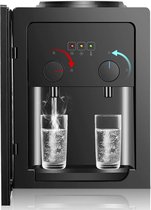 Momentum® - Elektrische Waterdispenser - Watertap - Heetwatertap - Waterkoeler - Warm en Koud - 1L - Voor Thuis en Kantoor - 270x235x370mm - 220V - 550W - Zwart