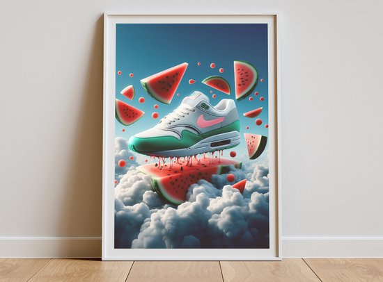 Nike sneaker poster air max 1 Watermelon A4