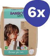 Bambo Nature Luier - Junior - maat 5 (6x 22 stuks)
