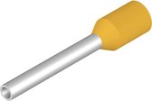 Embout simple dextrémité de câble Weidmüller H0,25/12T GE 9021020000 0.25 mm² x 8 mm partiellement isolé jaune 500 pc(s