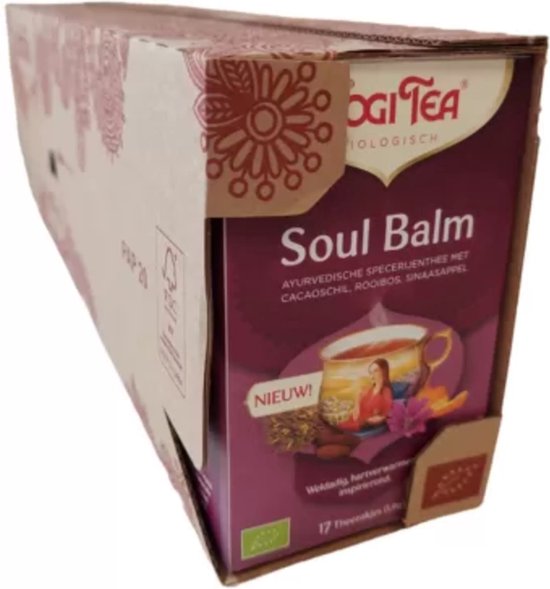 Yogi Tea Soul Balm - Pack économique : 6 packs de 17 sachets de thé | bol