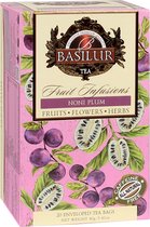 BASILUR Fruit Infusions - Cafeïnevrije fruitthee met natuurlijke smaak van noni, pruim en citrus, in zakjes 20 x 2g