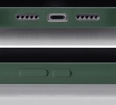 Mobilize Hoesje geschikt voor Apple iPhone 14 Telefoonhoesje Flexibel TPU | Mobilize Rubber Gelly Backcover | iPhone 14 Case | Back Cover - Matt Green | Groen