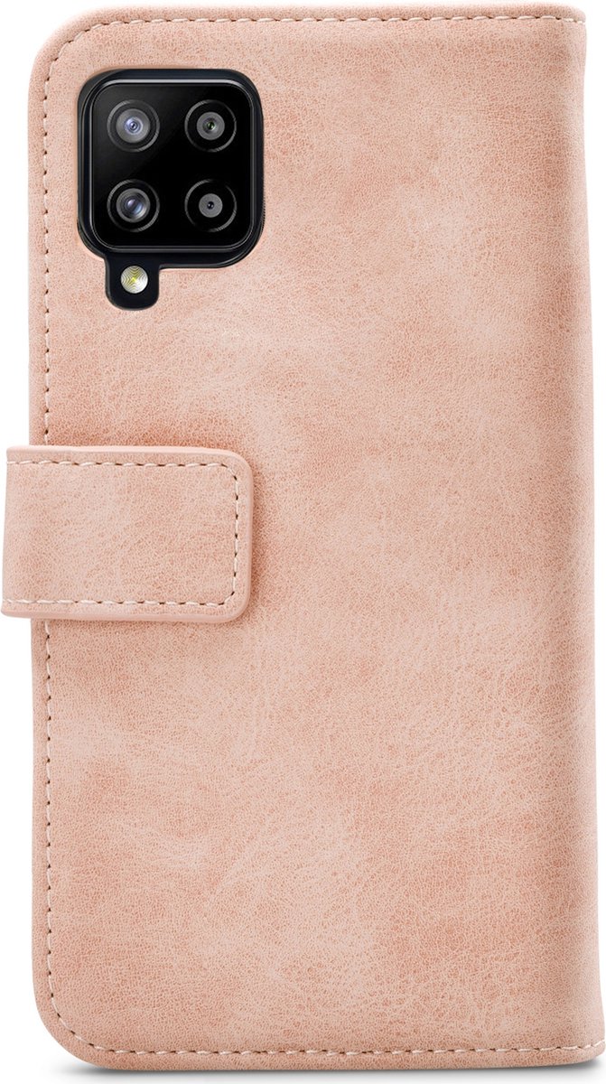 Mobilize Telefoonhoesje geschikt voor Samsung Galaxy M12 Hoesje | Mobilize Elite Gelly Bookcase | Pasjeshouder voor 3 Pasjes | Telefoonhoesje voor Pinpas / OV Kaart / Rijbewijs - Soft Pink | Roze