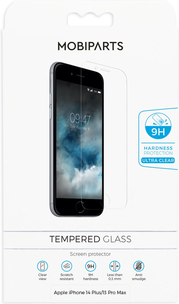 Mobiparts Screenprotector geschikt voor Apple iPhone 14 Plus Glazen | Mobiparts Regular Screenprotector - Case Friendly