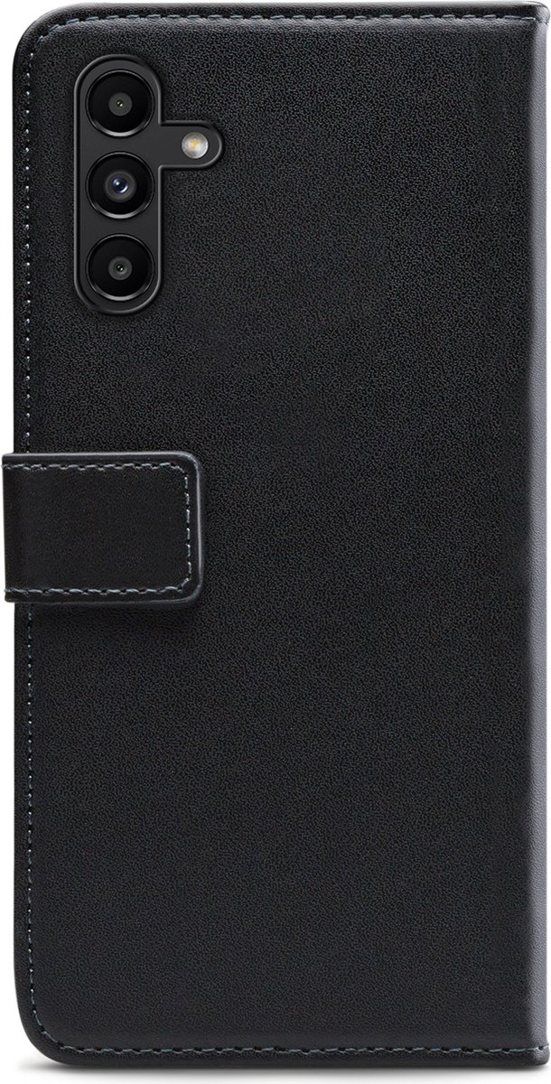 Mobilize Telefoonhoesje geschikt voor Samsung Galaxy A04s Hoesje | Mobilize Classic Gelly Wallet Bookcase Portemonnee | Pasjeshouder voor 2 Pasjes | Telefoonhoesje voor Pinpas / OV Kaart / Rijbewijs - Zwart