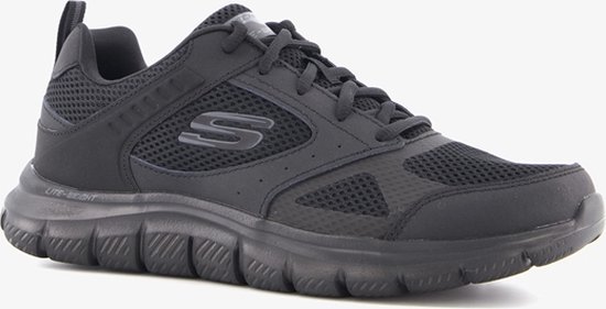 Skechers Track Syntac heren sportschoenen zwart - Maat 43 - Extra comfort - Memory Foam