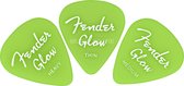 Fender 351 Glow In The Dark Picks - Plectrum set