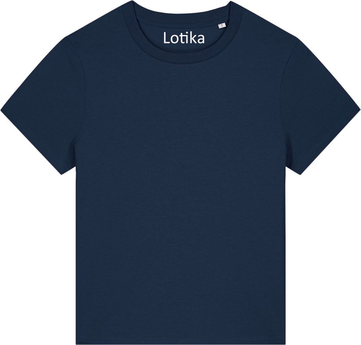 Lotika - Saar T-shirt dames biologisch katoen - navy
