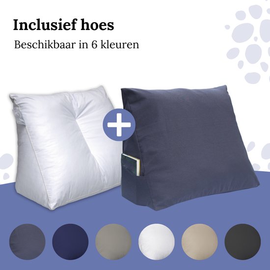 BNCKTRD Hoofdeinde Groot rugkussen Comfortabel leeskussen en rugdeel in bed Rugleuning Hoofdkussen Lang XXL-kussen voor bank, sofa, wandkussen kussen fluweel wit 140cm