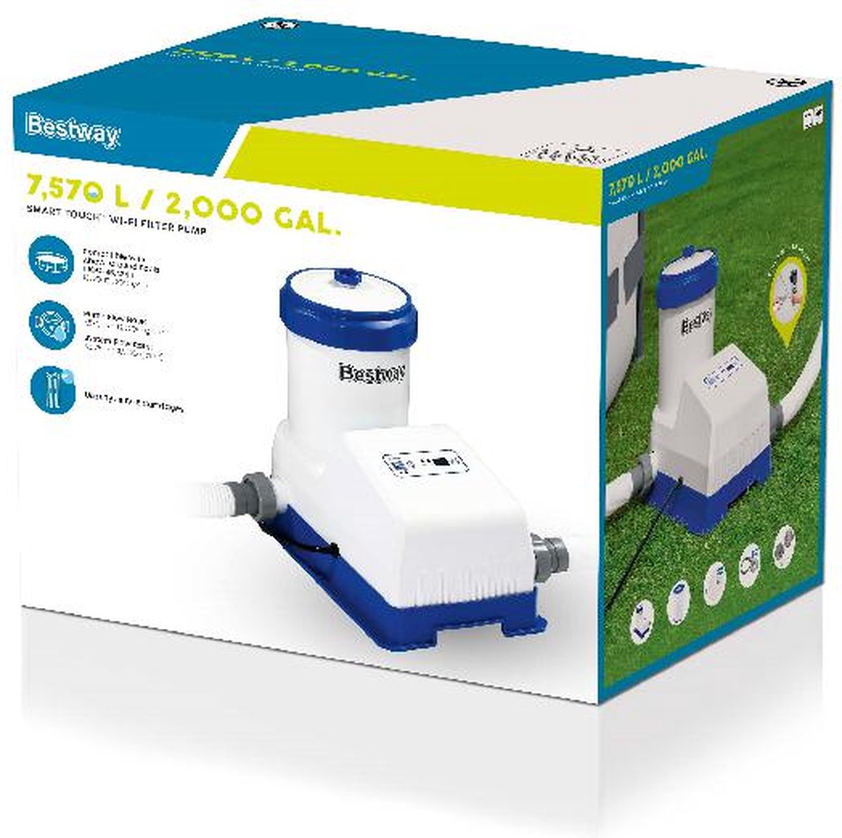 Bestway Cartridge filterpomp met wifi - 7,5 m³/u
