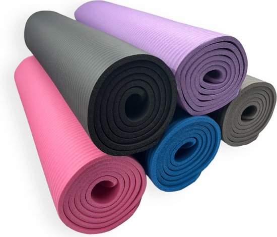 Padisport Yoga Mat Blauw - Fitness Mat Extra Dik - Yoga Mat Extra Dik - Pilates Mat - Dikke Yogamat - Yoga Mat Anti Slip - Yoga Matje - Yoga Mat Dik - Sport Mat - Sport Matje Fitness van Padisport — afbeelding 2