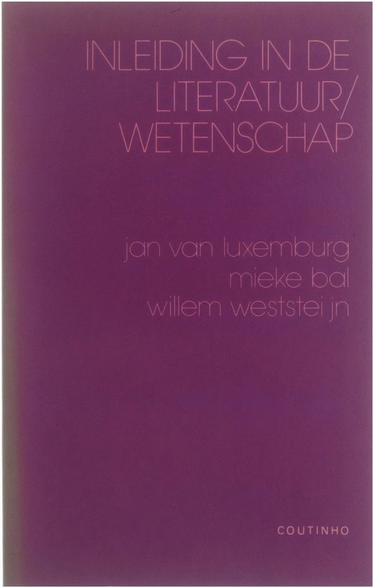 9789062835607 - Inleiding in de literatuurwetenschap