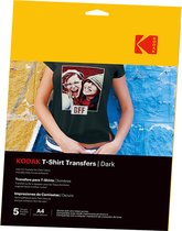 KODAK T-Shirt Transfers 3510553 - T-Shirt à creer et personnaliser, Logiciel inclus, Longue durée de vie et résistance à la décoloration - Noir