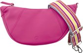 LOT83 Tas Fiore - Vegan leer - Crossbodytas - Handtas - Pink - Perfect voor dagelijks gebruik