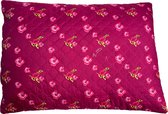 Plain - Hoofdkussen - Zacht - SyndonFill ® - Wasbaar - 60x70cm - bordeaux roze