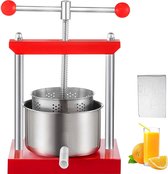 ShopDeal® - Vevor - Fruitpers - Wijnpers - Geschikt voor Groenten - Keuken Machine - Keuken Pers - 2 liter